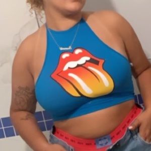 Rolling Stone Halter Top